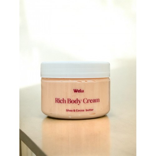 Peach body cream